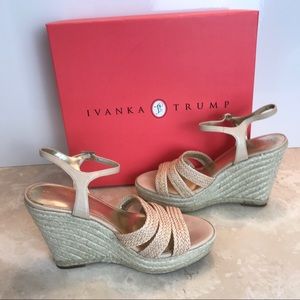 Ivanka Trump Natural Wedge Size 7 1/2